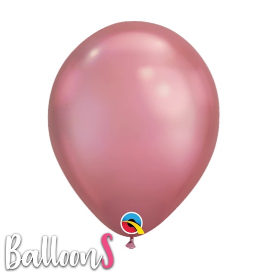 58275  11" Qualatex Chrome® Mauve Latex Balloon