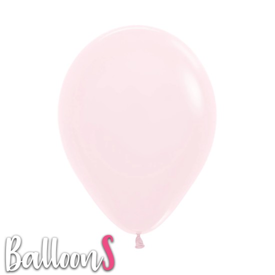 M04 12" Sempertex Matt Pastel Pink Latex Balloon
