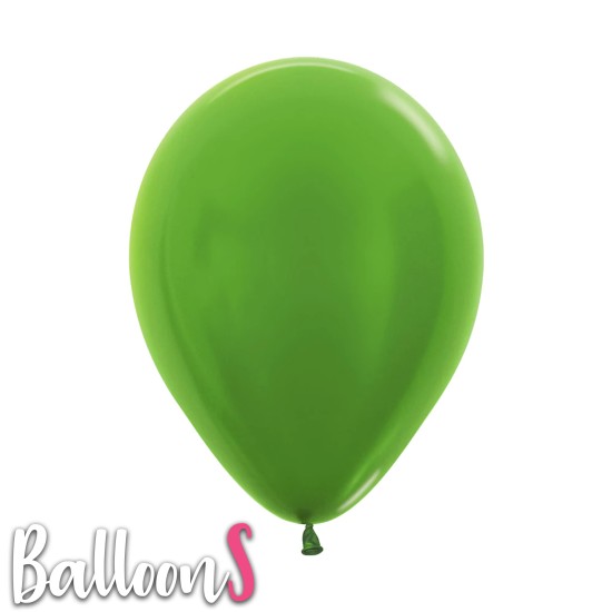 P07 12" Sempertex Pearl Satin Green Latex Balloon