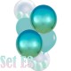 Balloon Set E (5 Color Tones) + 1 Bubble Balloon