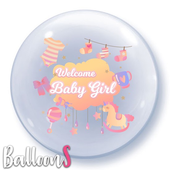 WB01 Baby Welcome Home Bubble Balloon
