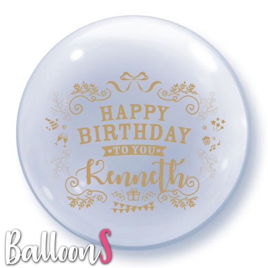 HB10 Birthday Bubble Balloon 10