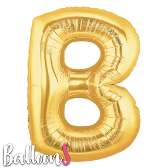GL02   34" Gold Letter Balloon B