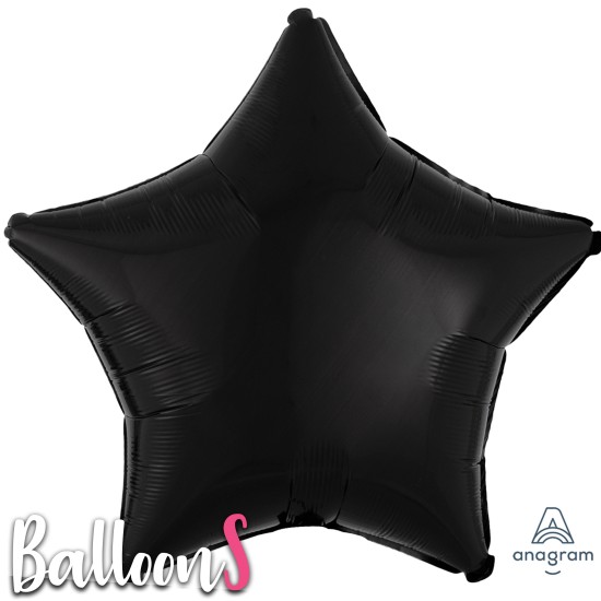 00685 18" Anagram Black Foil Star Balloon