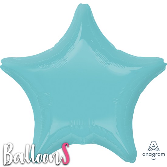 23024 18" Anagram Robin Egg Blue Foil Star Balloon
